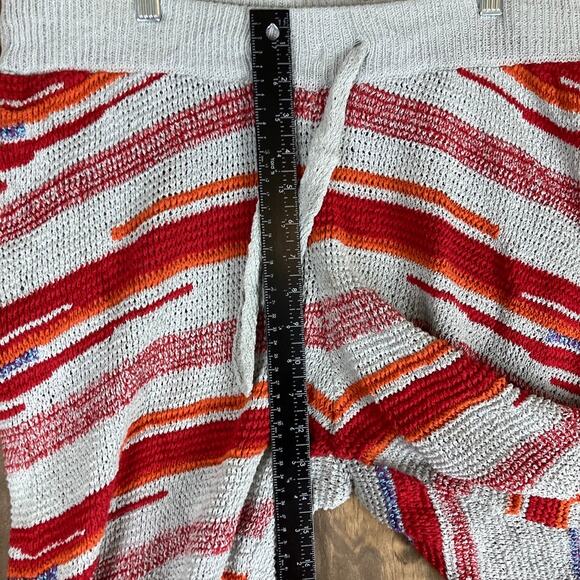 Zara Mens Shorts Gray Multicolor Stripe Pull On Knitted 36 Waist - Picture 7 of 11